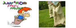 Sack race, potato sack race, game